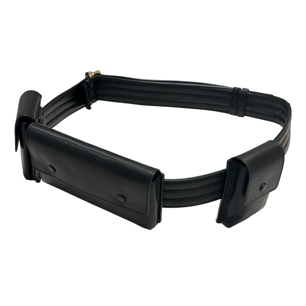 Gabriela Hearst Tool Belt Bag Black Nappa Two Pouches